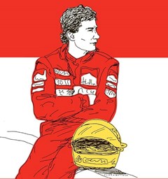 Immagine tratta dal libro "Suite 200. L'ultima notte di Ayrton Senna di Giorgio Terruzzi, 66thand2nd, 2024"