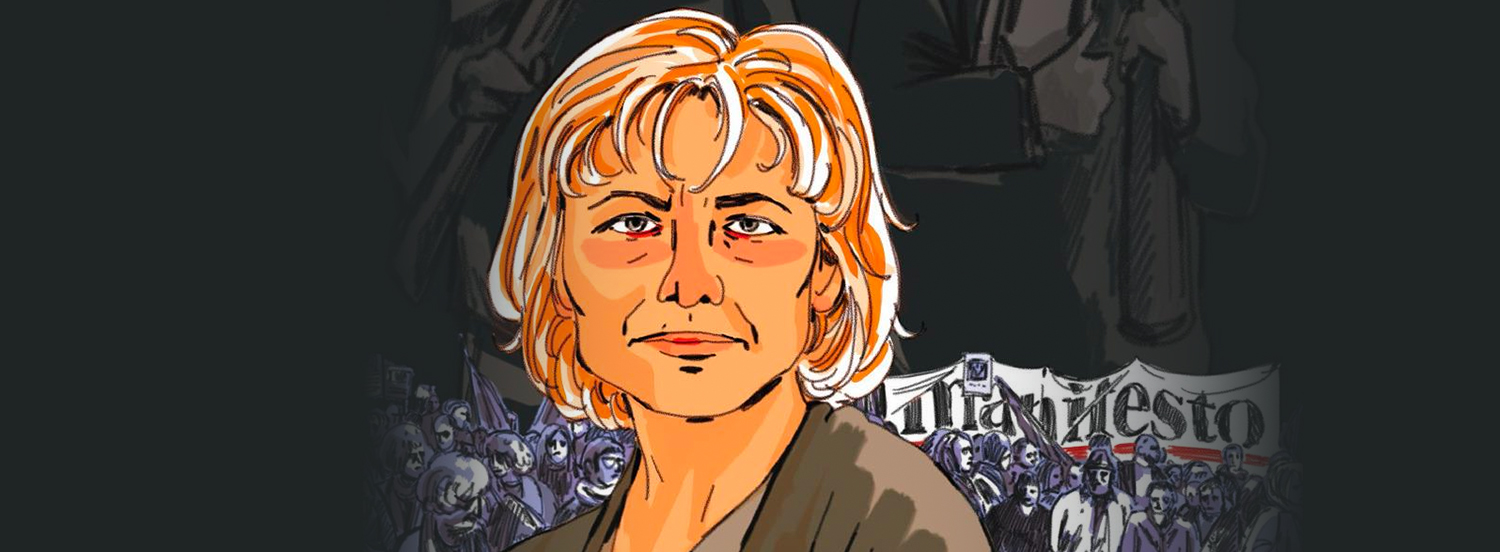 Immagine tratta dal libro "Giuliana Sgrena. Baghdad, i giorni del sequestro" di Giuliana Sgrena, Round Robin Editrice, 2022