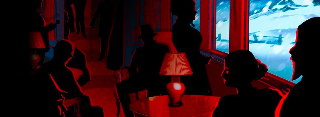 Immagine tratta dal libro "Assassinio sull'Orient Express" di Agatha Christie, Mondadori, 2020