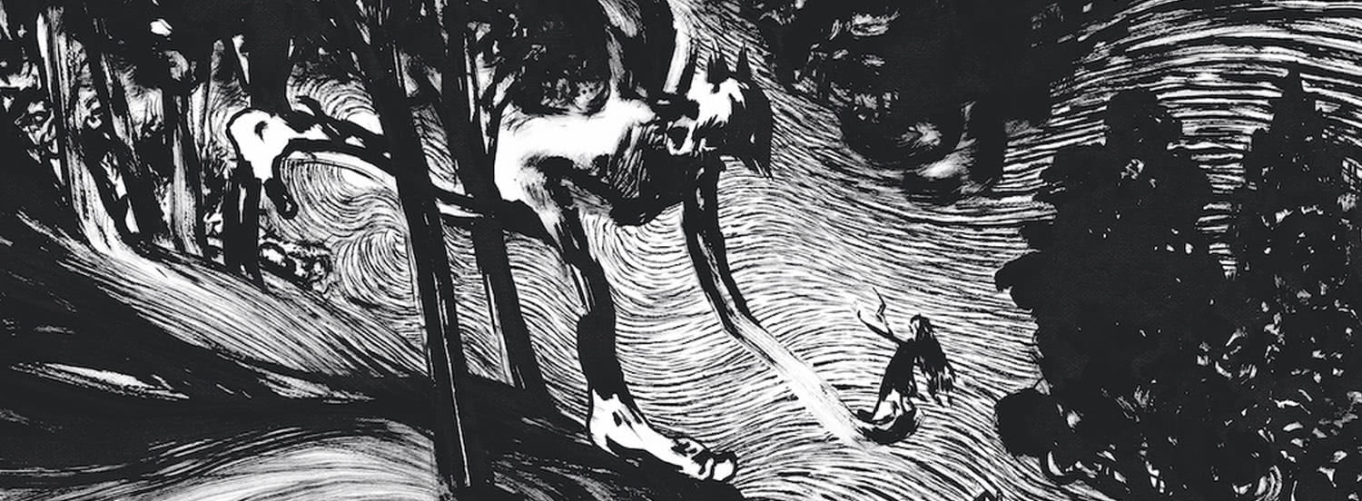 Illustrazione di Lorenzo Mattotti tratta dal libro "Oltremai", Logos 2013