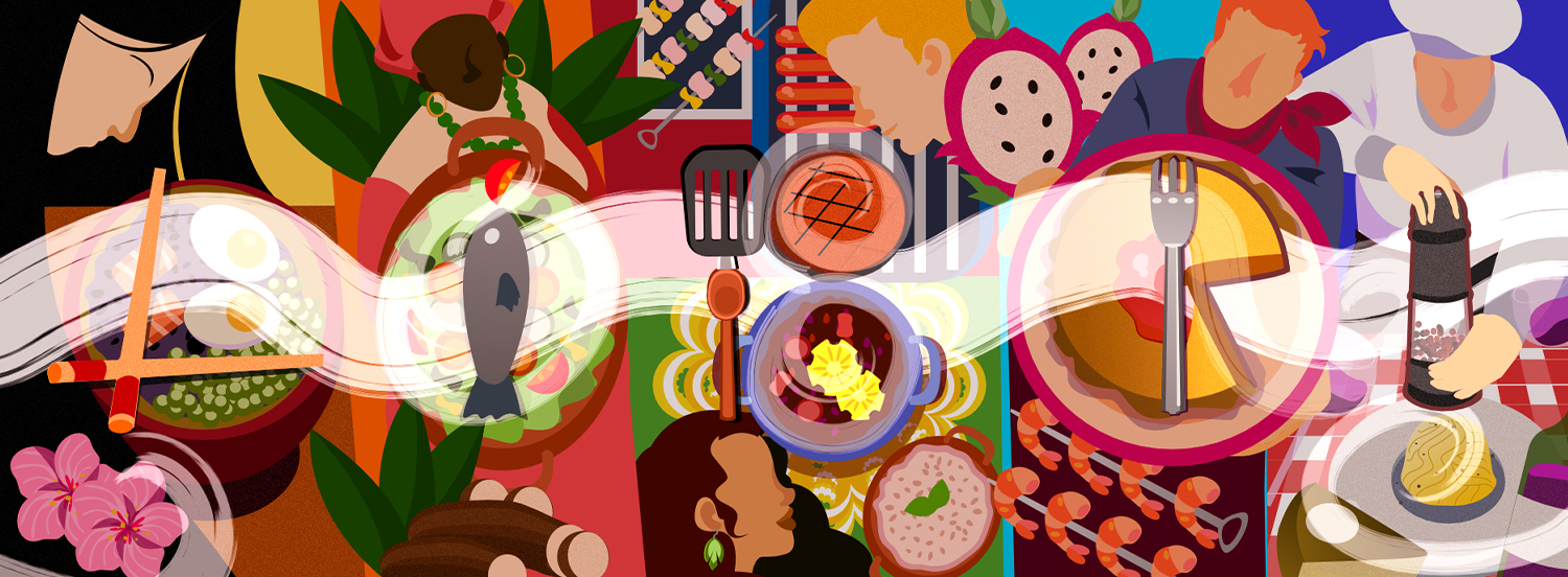 Illustrazione digitale di Larissa Clementoni, 2023, studentessa del Triennio in Graphic Design, Istituto Pantheon Design & Technology