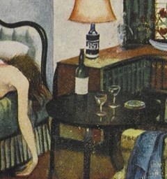 Particolare tratto dalla copertina della prima edizione americana del romanzo (1953)