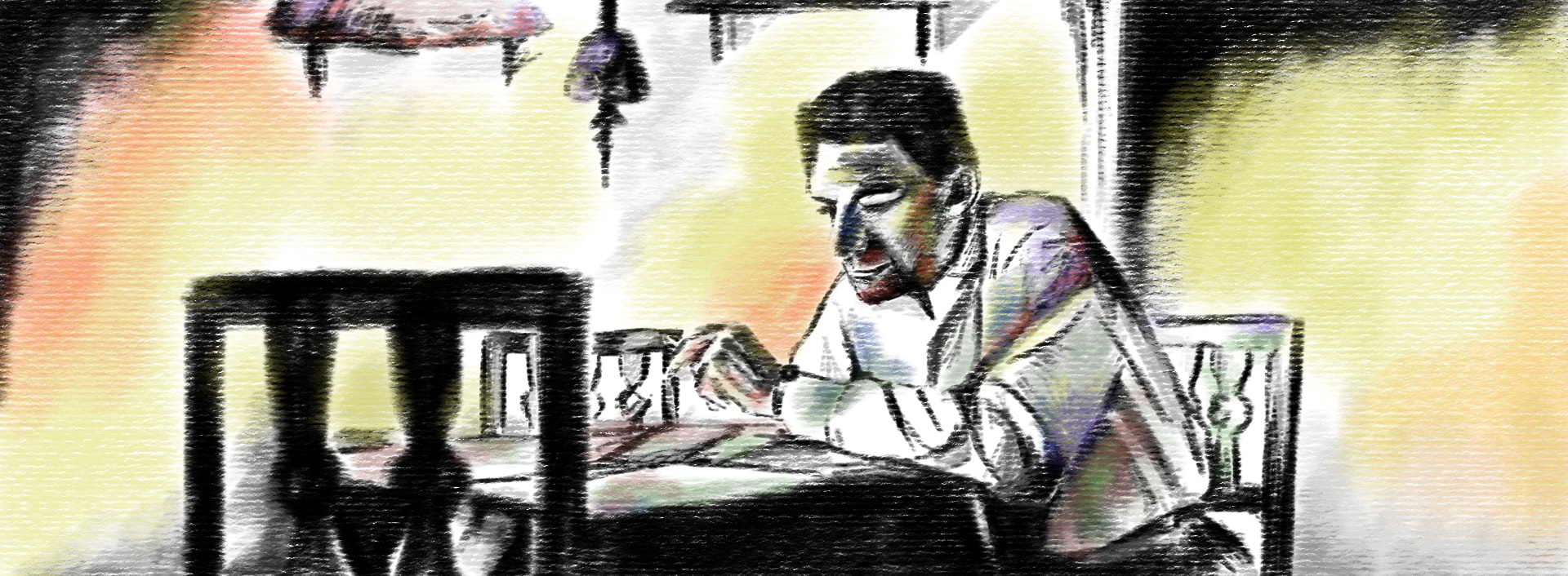 Illustrazione digitale di Andrea Celeste Ballini, 2022, diplomata al Liceo artistico Volta di Pavia. 