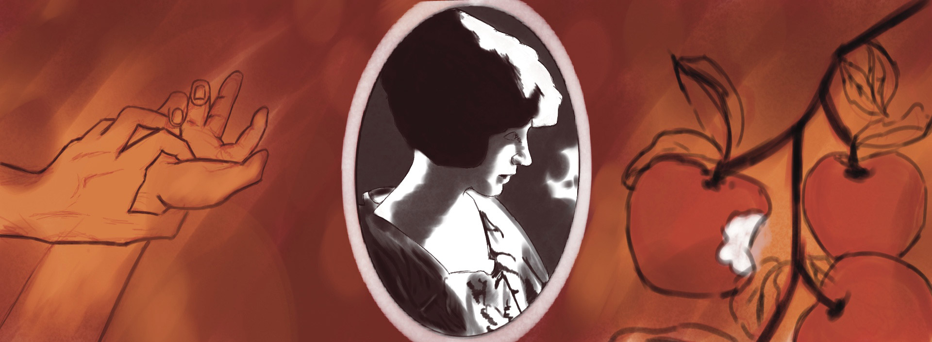 Illustrazione di Amelia Aschieri, 2023, studentessa del Liceo artistico A. Volta di Pavia