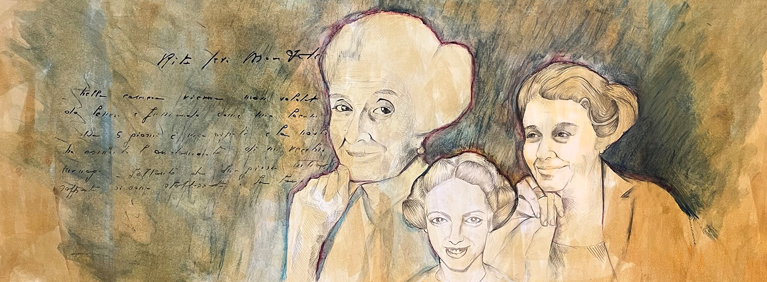 Illustrazione di Anna Zaramella, 2022, studentessa del Liceo artistico A. Volta di Pavia. Tecnica mista