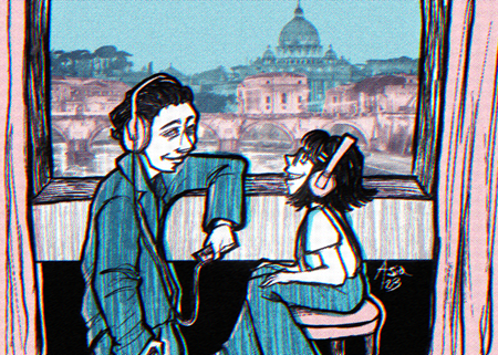 Illustrazione digitale di Asia Cipolloni, 2023, diplomata al Liceo artistico Volta di Pavia