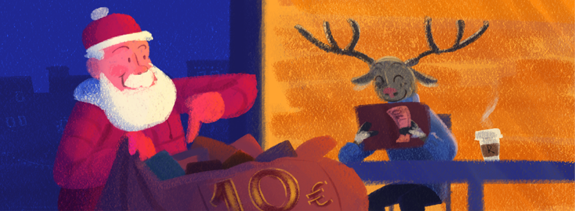 Illustrazione digitale di Alessandro Ferrari, 2022, studente presso l'Istituto Europeo di Design di Milano