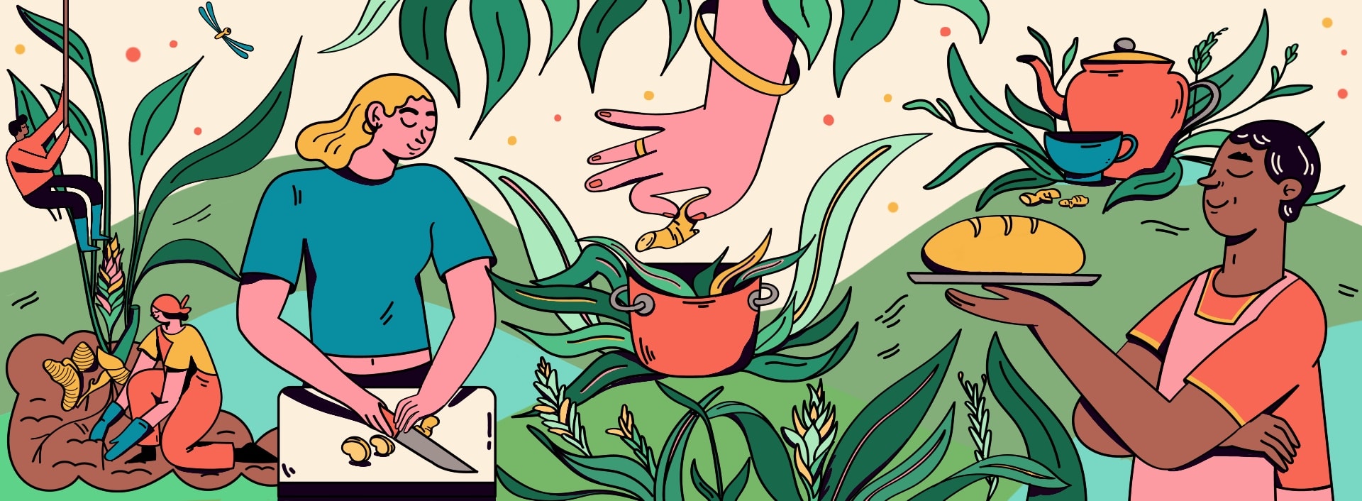 Illustrazione di Clara Panainte,  studentessa presso l'Istituto Europeo di Design di Milano 