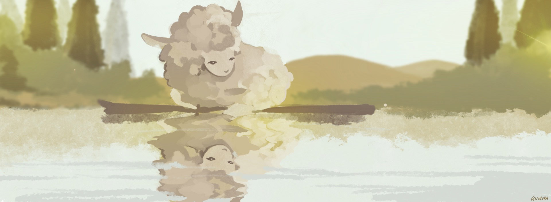 Illustrazione digitale di Ginevra Sacchi, 2023