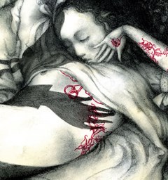 Illustrazione di Ana Juan tratto dal libro "Promesse", Logos 