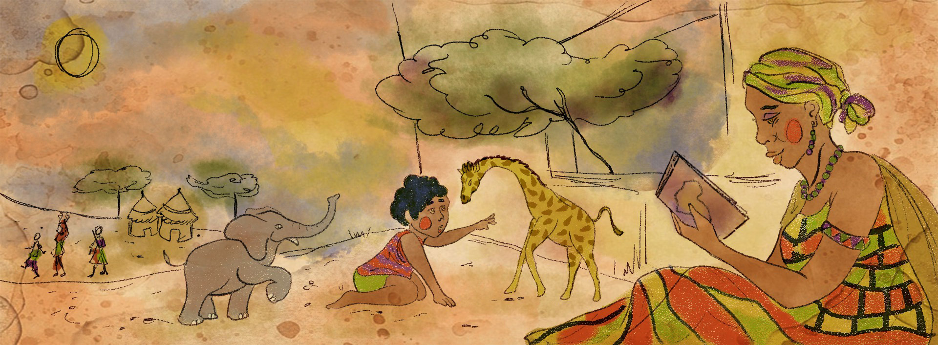 Illustrazione digitale di Alessia Erica Vergani, 2023, studentessa in Illustrazione e Animazione allo IED, Istituto Europeo di Design