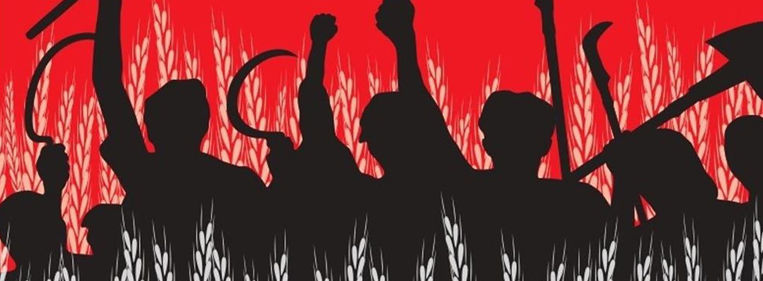 Illustrazione tratta da "Il caso Paliano. Lotte contadine in Ciociaria 1893-1950" di Roberto Salvatori, 4Punte edizioni