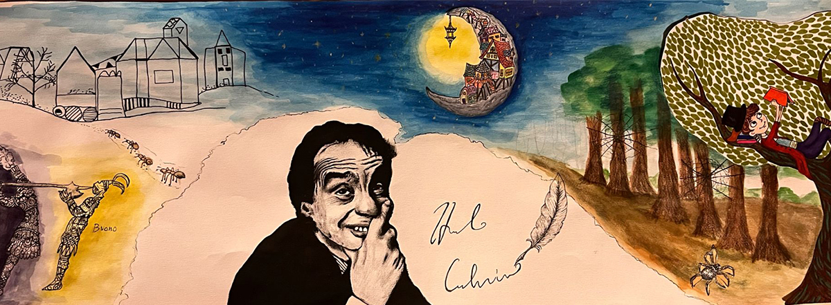 Illustrazione digitale di Maria René Menacho, 2023, studentessa del Liceo artistico Volta di Pavia. Tecnica mista