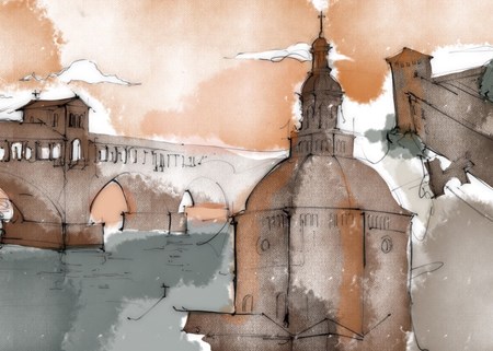 Illustrazione digitale di Ginevra Sacchi, 2023, frequenta il Triennio in Grafica d'arte all'Accademia di Belle Arti di Brera