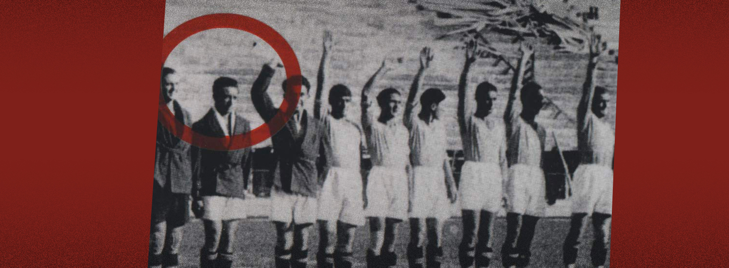 Immagine tratta dal libro "Cuori partigiani. La storia dei calciatori professionisti nella Resistenza italiana, di Edoardo Molinelli, Red Star Press, 2019"