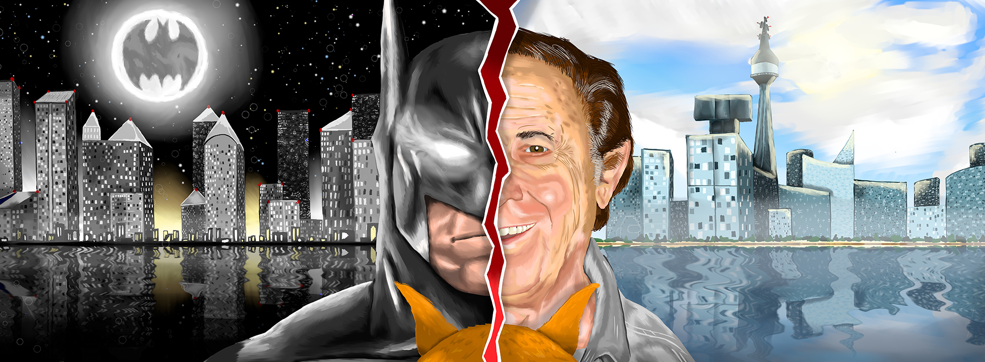 Illustrazione di Steven Chen, 2023, studente del Liceo Artistico A. Volta di Pavia. Tecnica mista 